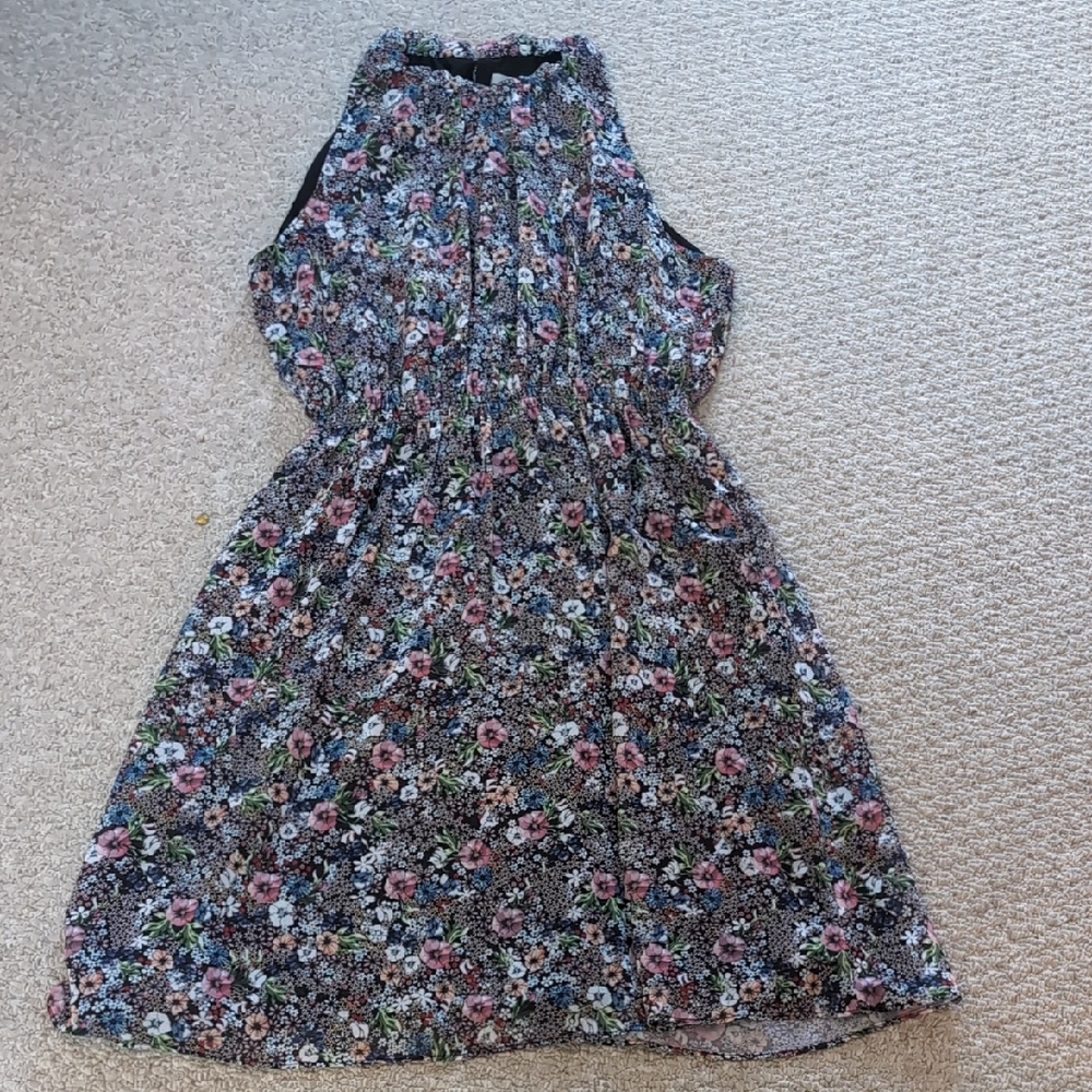 H&M Multicolor Floral Casual Dress